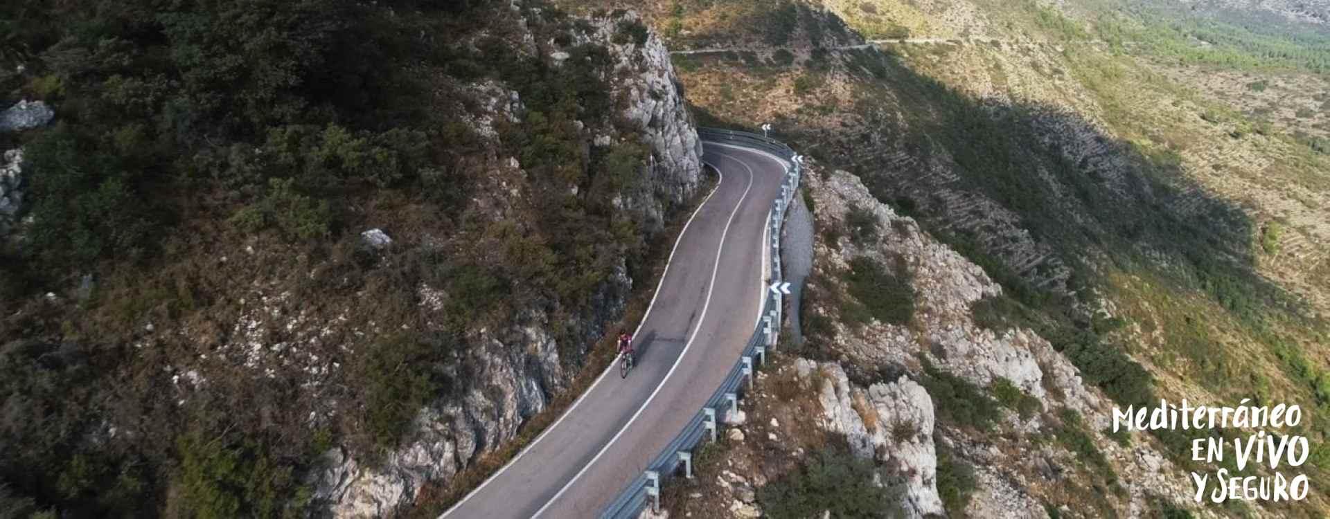 Imatge d'una gran ruta de la Comunitat Valenciana per la muntanya